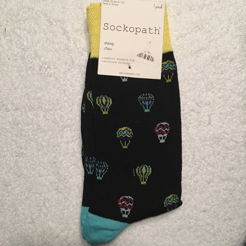 NWT Hot Air Balloons socks
